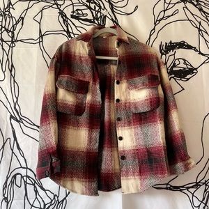 SHEIN Plaid Coat